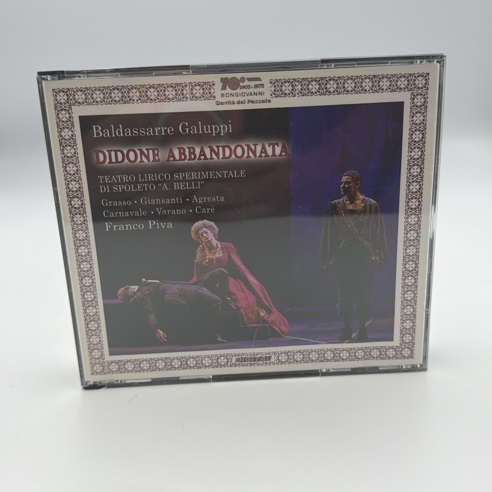 FRANCO‎ PIVA BALDASSARRE GALUPPI: DIDONE ABBANDONATA 3 Cd Set